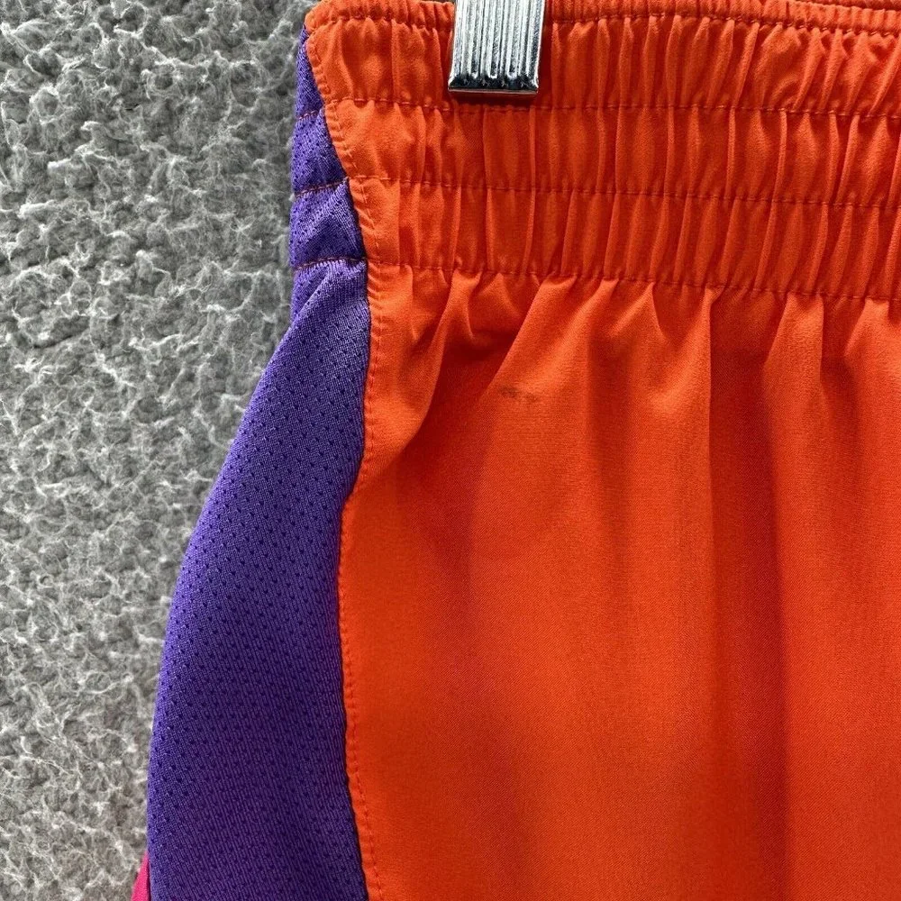 Nike‎ Dri-Fit Shorts Women's Small Orange & Purple Running Shorts Size S